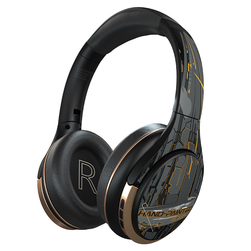 EL-A6 Graffiti Wireless Bluetooth Headset Foldable ANC Noise Cancelling Music Gaming Headphone EL-A6 Graffiti Wireless Bluetooth Headset Foldable ANC Noise Cancelling Music Gaming Headphone